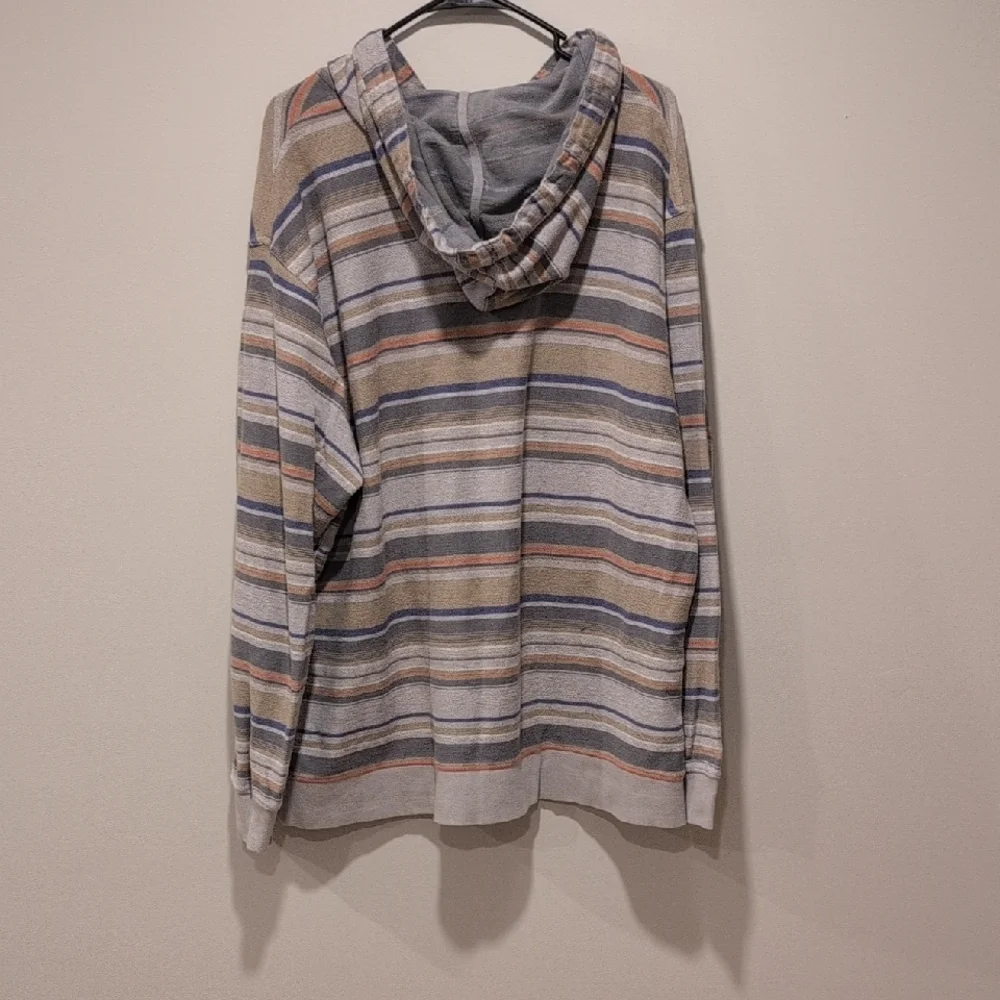 George Multicolor Striped Hoodie for Men